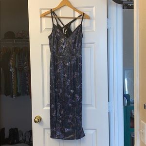 Rachel Roy sequin flower midi dress - Size 2